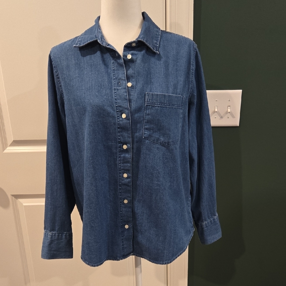 Banana Republic Blue Denim Shirt